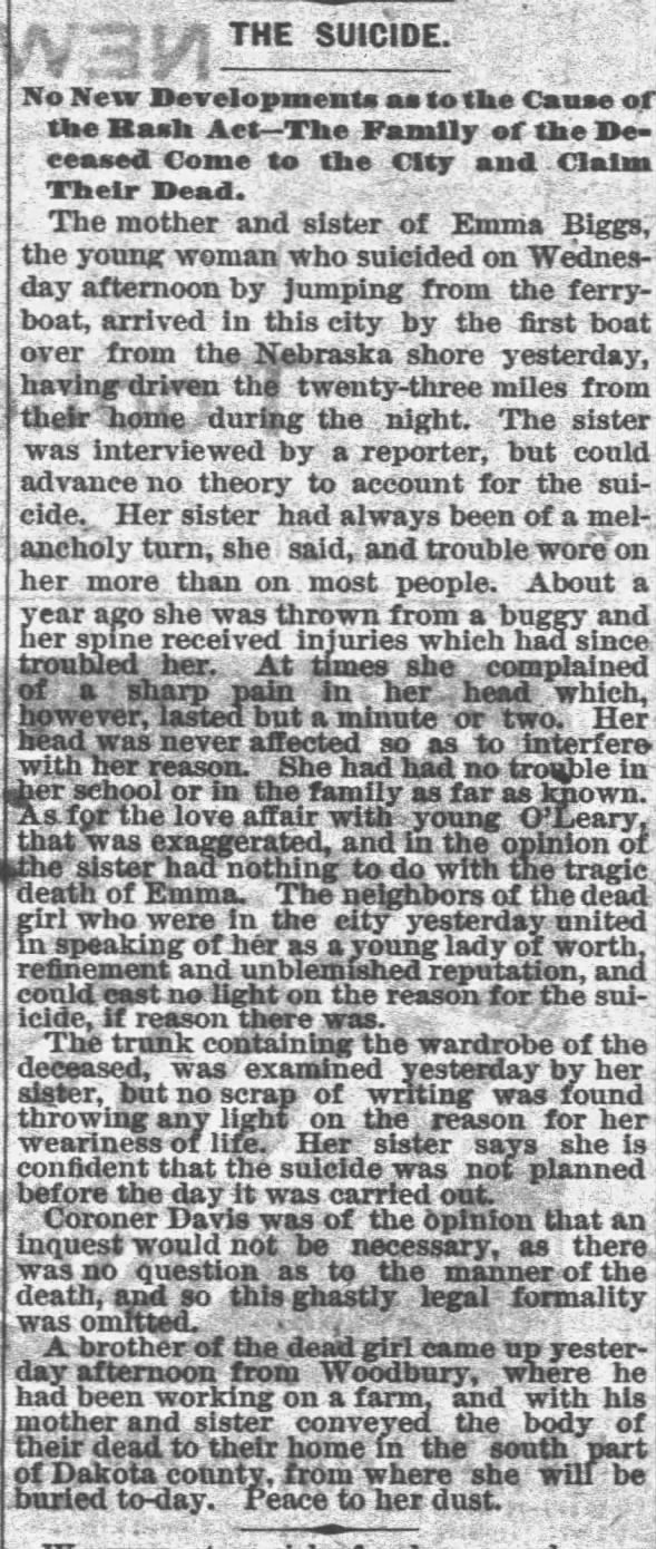 Clipping from Sioux City Journal